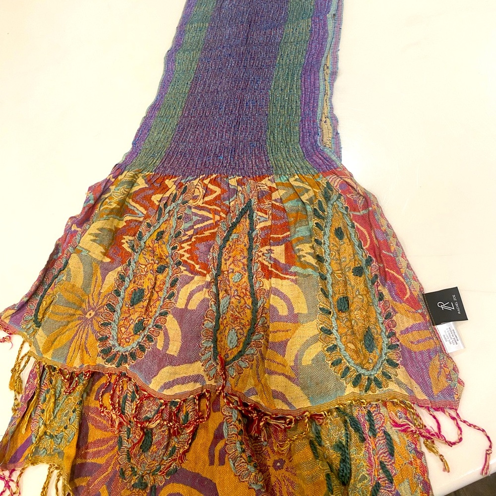 Rachel Zoe colorful scarf